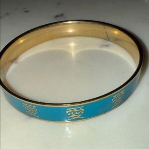 Shanghai Tang Turquoise and Gold Bracelet
